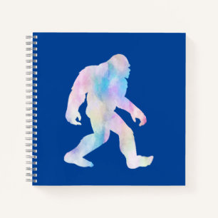 Watercolor Bigfoot Notebook