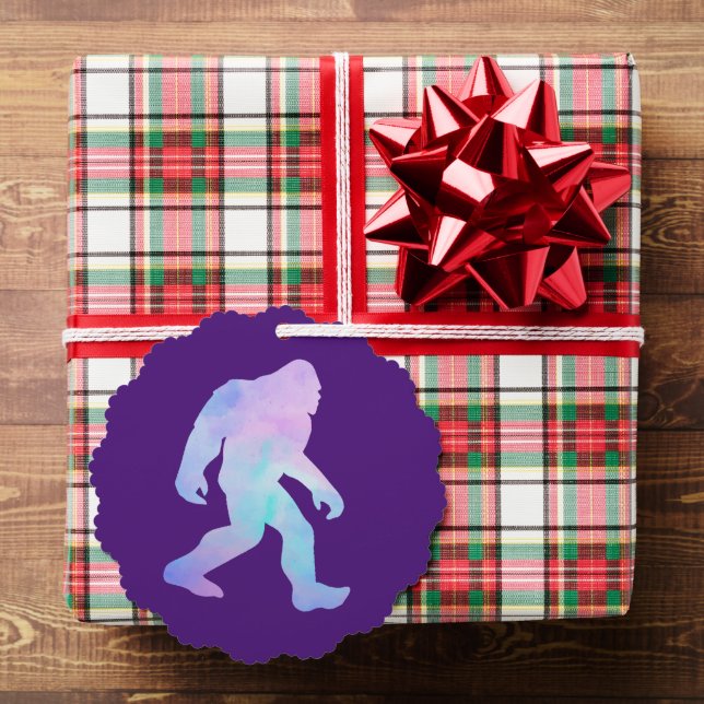 Watercolor Bigfoot Ornament Card (Insitu (Gift))