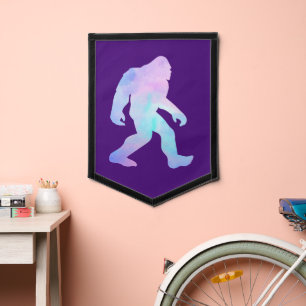 Watercolor Bigfoot Pennant