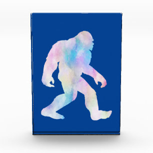 Watercolor Bigfoot Photo Block