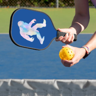 Watercolor Bigfoot       Pickleball Paddle