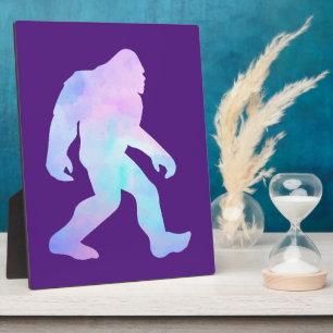 Watercolor Bigfoot Plaque