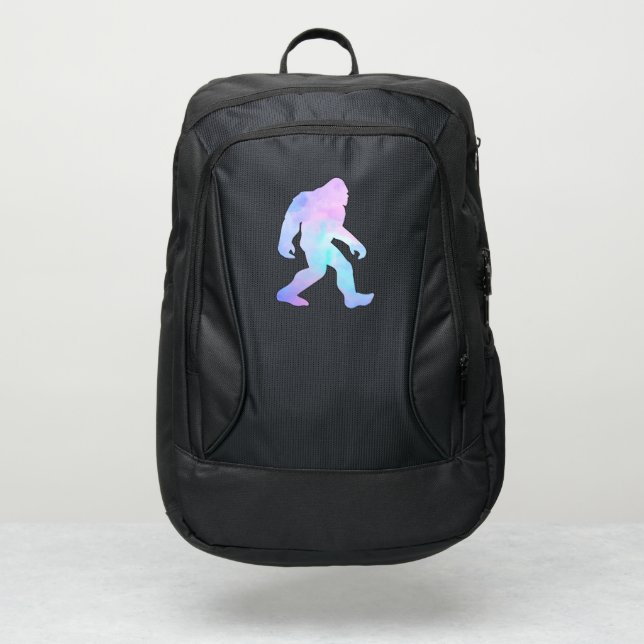 Watercolor Bigfoot  Port Authority® Backpack (Front)