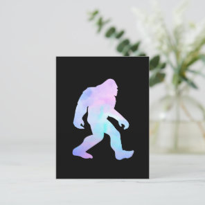 Watercolor Bigfoot       Postcard