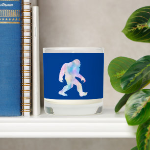 Watercolor Bigfoot Scented Candle
