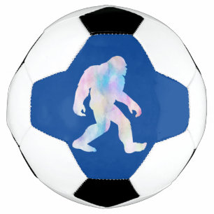 Watercolor Bigfoot Soccer Ball