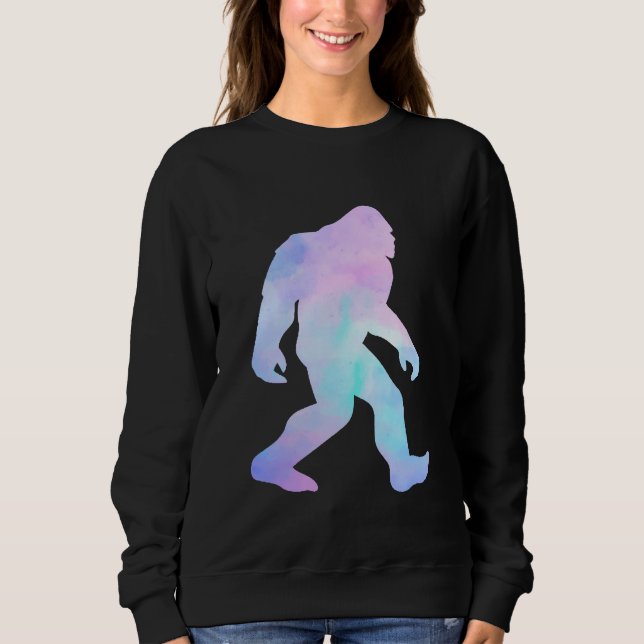 Watercolor Bigfoot     Sweatshirt (Front)