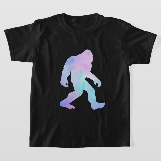 Watercolor Bigfoot     T-Shirt (Laydown)