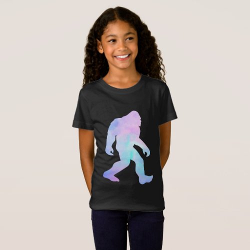 Watercolor Bigfoot      T_Shirt