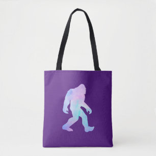 Watercolor Bigfoot Tote Bag