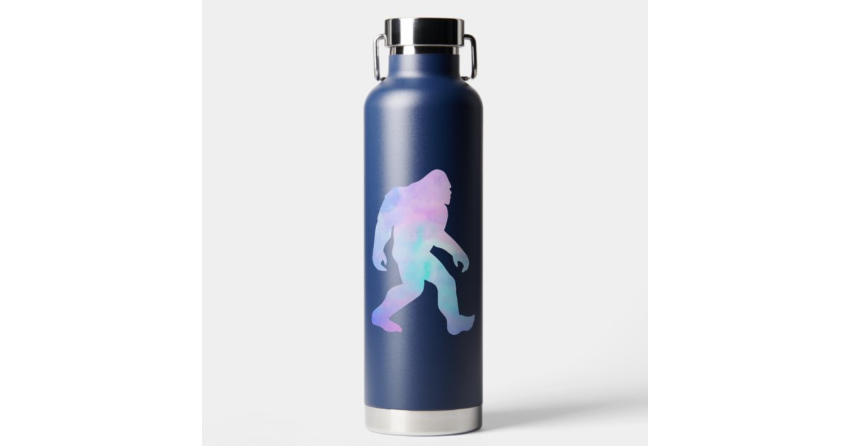 STAINLESS STEEL WATER BOTTLE 25 OZ. Watercolor Design Fits Standard Cup  Holder