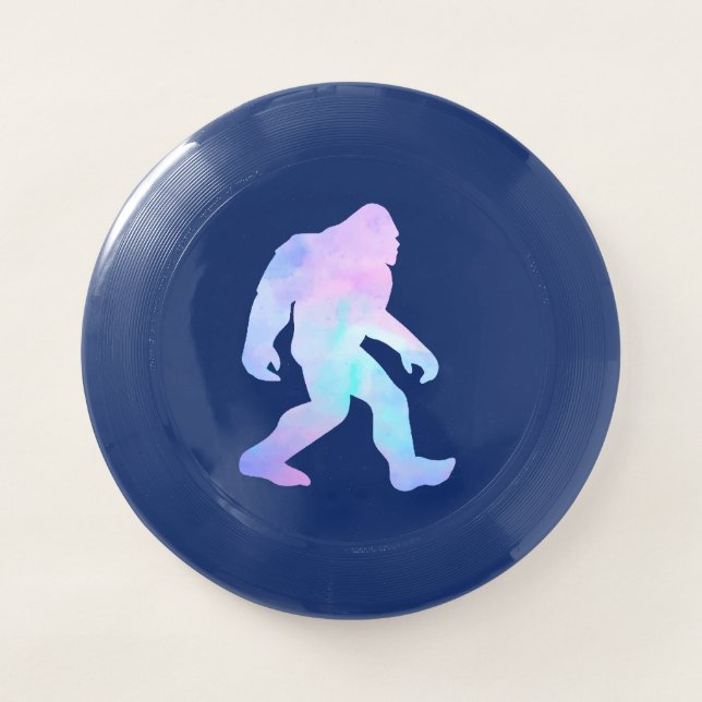 Watercolor Bigfoot Wham-O Frisbee (Front)