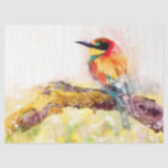 Watercolor Bird 1 Decoupage Wall Art Tissue Paper