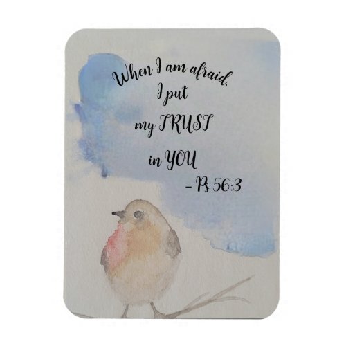 Watercolor bird _ 2024 year text magnet