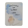 Watercolor bird - 2024 year text magnet