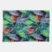 Watercolor Bird Of Paradise Kitchen Towel (Horizontal)