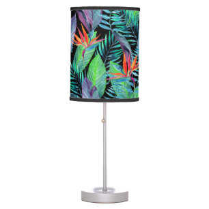 Watercolor Bird Of Paradise Table Lamp