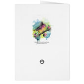 Watercolor bird three cards (Back)