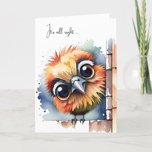 Watercolor Birthday Thinking of You Card