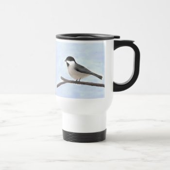 Watercolor Black-capped Chickadee Mug by sfcount at Zazzle