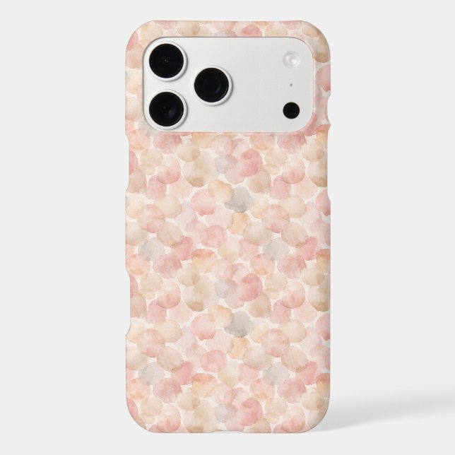 Watercolor Blob Pattern Iphone Case (Back)
