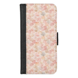 Watercolor Blob Pattern iPhone 8/7 Wallet Case