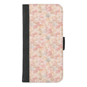 Watercolor Blob Pattern iPhone 8/7 Plus Wallet Case