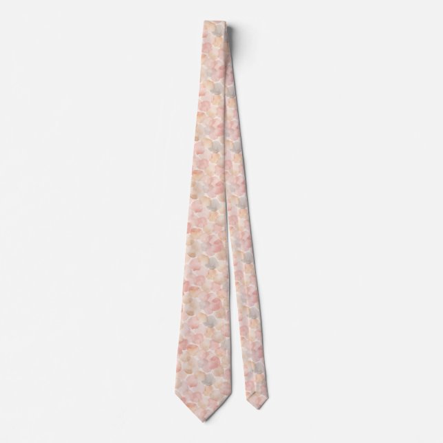 Watercolor Blob Pattern Neck Tie (Front)