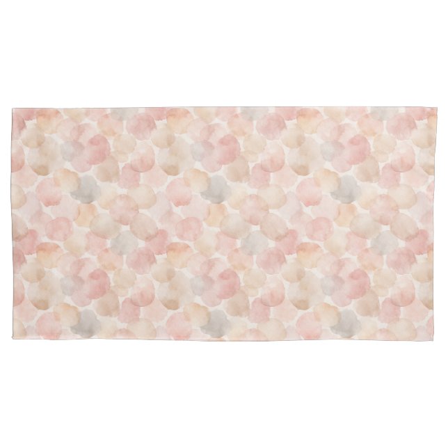 Watercolor Blob Pattern Pillow Case (Front)