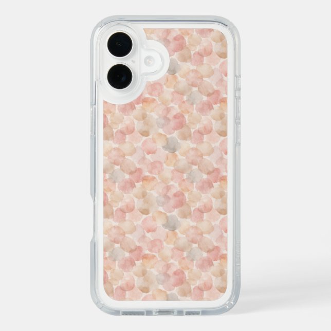 Watercolor Blob Pattern Speck iPhone Case (Front)