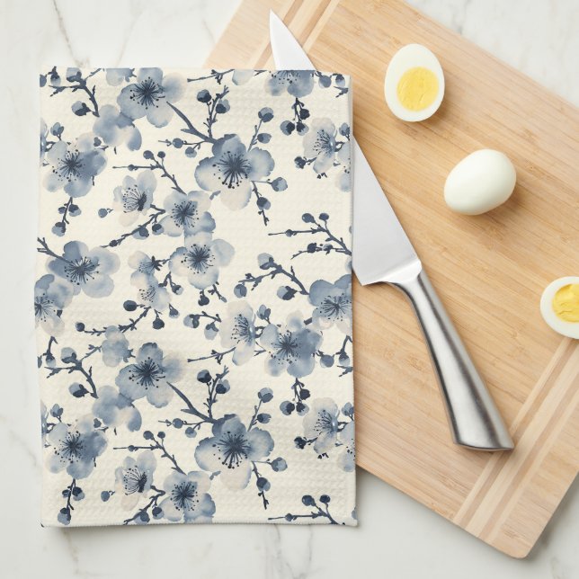 Watercolor Bloom Floral Towel (Quarter Fold)