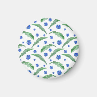 Watercolor Blue cornflowers Magnet