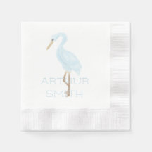 Watercolor Blue Crane