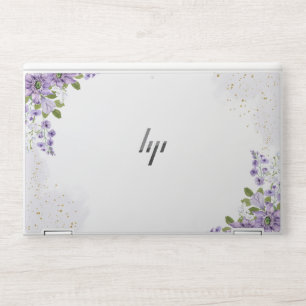 Watercolor Blue Flowers,HP EliteBook X360 1030 G3 HP Laptop Skin