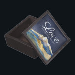 Watercolor Blue Gold Foil Mountain Outdoor Wedding Gift Box<br><div class="desc">Modern Wedding Gift Box Templates - Blue Green and Faux Gold Foil Watercolor Mountains Landscapes Scenery.
These Designs Can Be Personalized For Your Special Occasion And Would Be Perfect For Your Wedding,  Bridal Shower,  Engagement Party,  Birthday Party And Many More Special Occasions.</div>