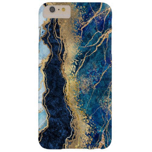 Watercolor Blue Gold Marble  Case_Mate iPhone Case