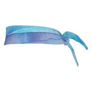 Watercolor Blue Headband