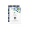Watercolor Blue Hydrangea Flowers Wedding QR Code