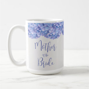 Watercolor Blue Hydrangea Mother of the Bride  Coffee Mug