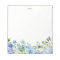 Watercolor Blue Hydrangeas Personalized Notepad