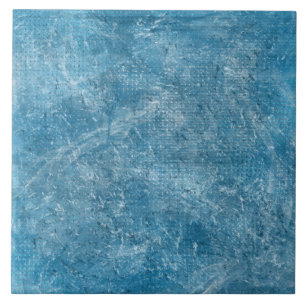 Watercolor blue ocean texture ceramic tile