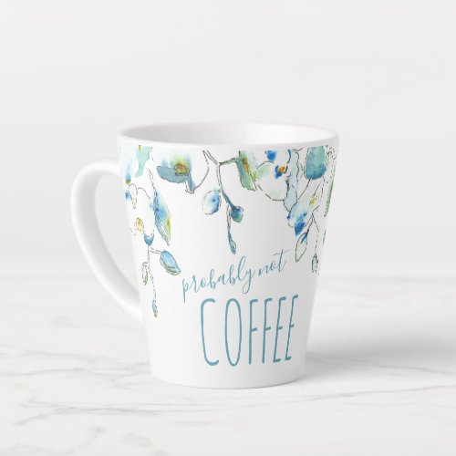 Watercolor Blue Orchid Mug