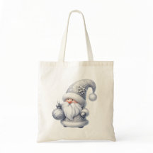 Watercolor Blue Santa Claus Illustration