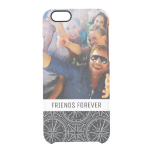 Watercolor Blue Starfish   Your Photo & Text Clear iPhone 6/6S Case