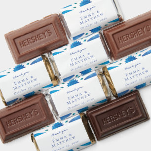 Watercolor Blue Tile Hershey's Miniatures