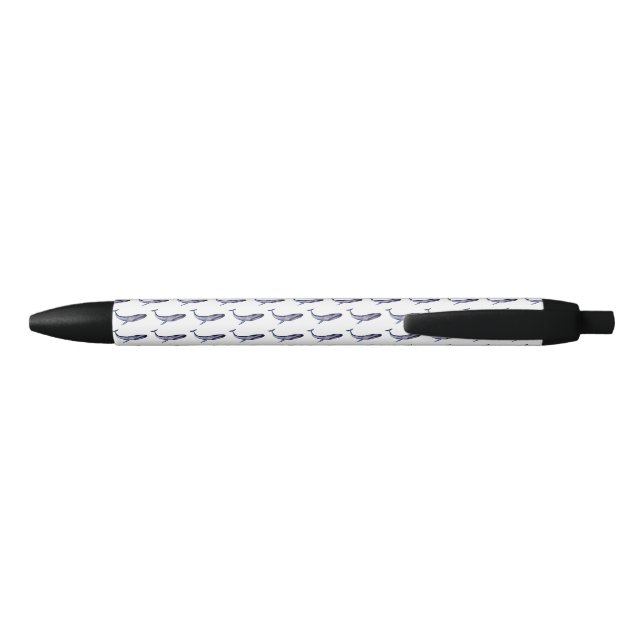 Watercolor blue whale pen (Back)