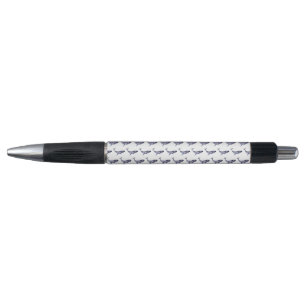 Watercolor blue whale pen