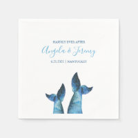 Watercolor Blue Whale Wedding