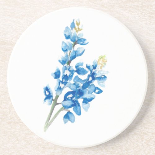 Watercolor Bluebonnet 4 Coaster