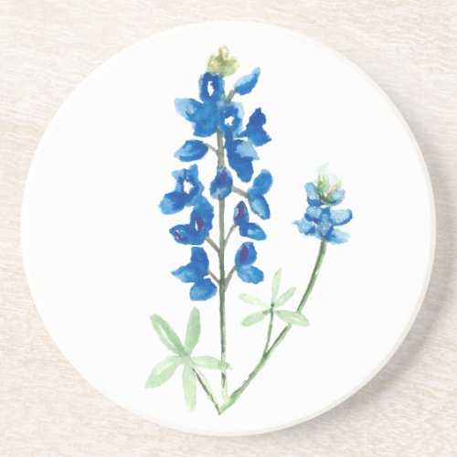 Watercolor Bluebonnet 6 Coaster